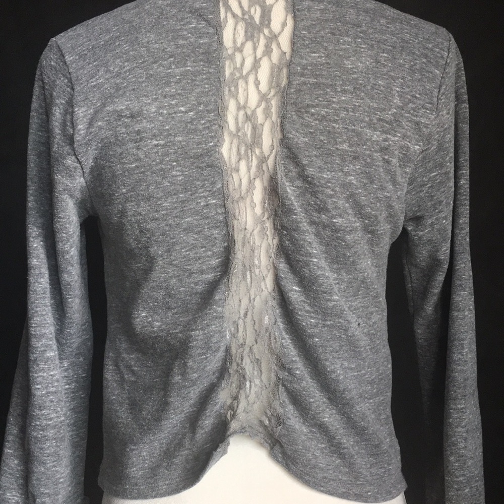 Maurice’s Lace Back 3/4 Sleeve Cardigan